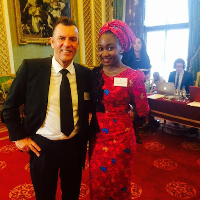 Duncan Bannatyne and Nkechi at BP