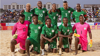 Supersand Eagles Begins 2018 Beach Soccer AFCON Campaign Against Senegal 