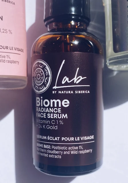 biome lab natura Siberica suero radiance