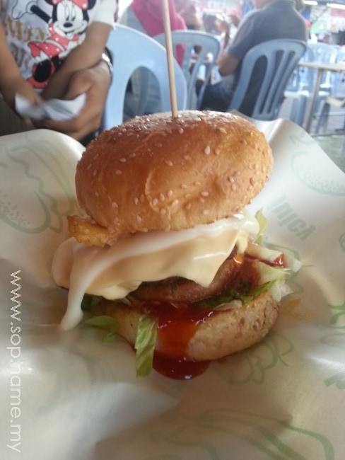 Burger Bakar Abang Burn Ampang