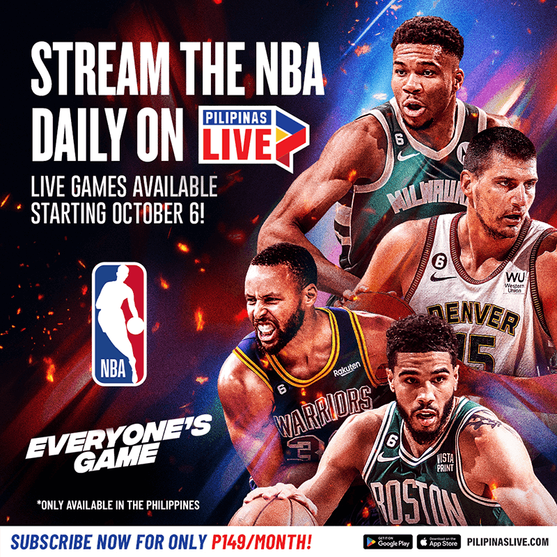 Live games are now available on the Pilipinas Live app