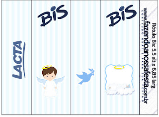 Cute Angel Boy Free Printable Candy Bar Labels.