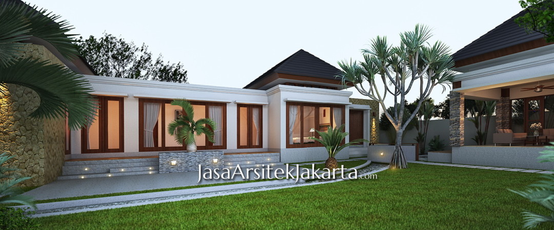  Rumah  Gaya  Bali  Modern Jasa Arsitek Jakarta