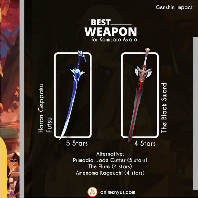 Best weapon for kamisato ayato