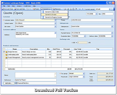 Download  Free Microsoft Office Accounting Express US Edition 2009