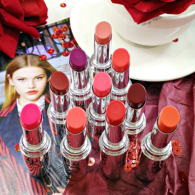 Фото глянцевых помад The ONE Colour Obsession Oriflame