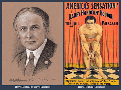 Harry Houdini. Magician, Illusionist, Escape Artist and Freemason. by Travis Simpkins