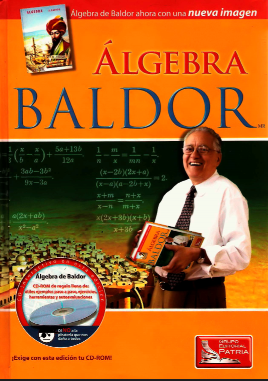 algebra, aurelio baldor, nueva imagen