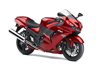 2010 New Motorcycles Red Kawasaki Ninja ZX-14