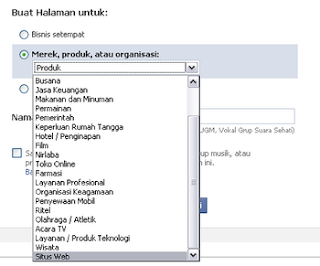 Produk Halaman Facebook