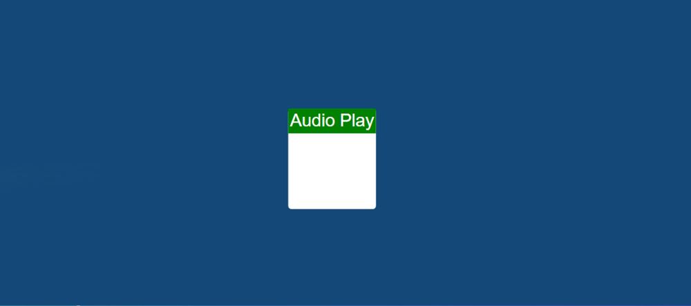 Add a heading in Music Player