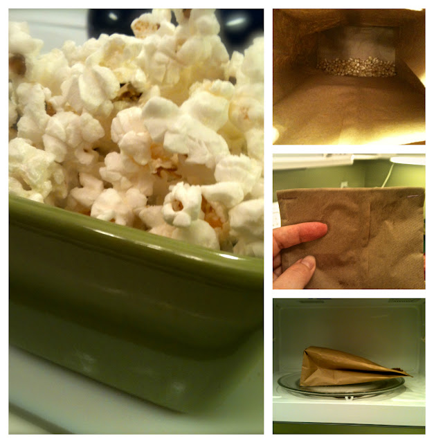 Homemade Microwave Popcorn #KaceyCooks