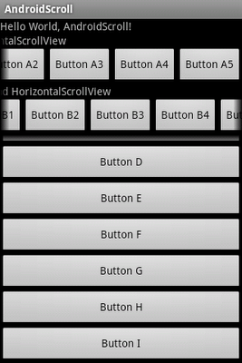 ScrollView and HorizontalScrollView