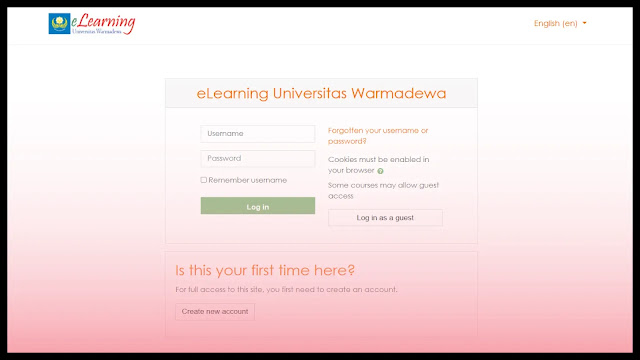 E-Learning Universitas Warmadewa