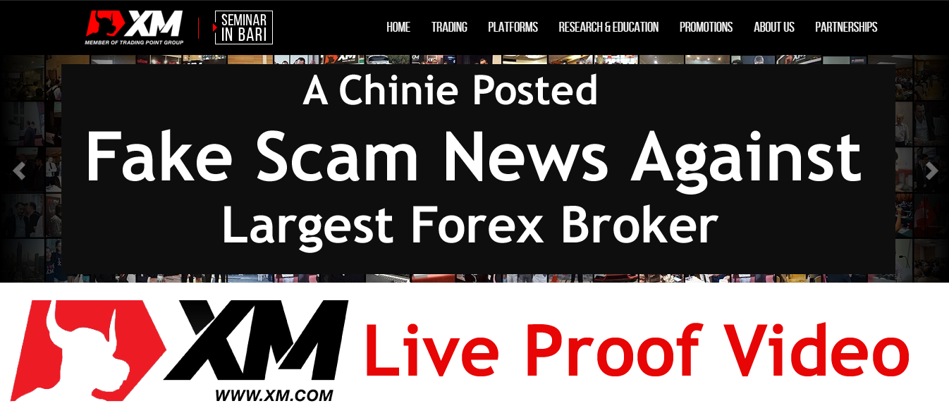 Fake Scam News Against Largest Forex Broker Xm - 