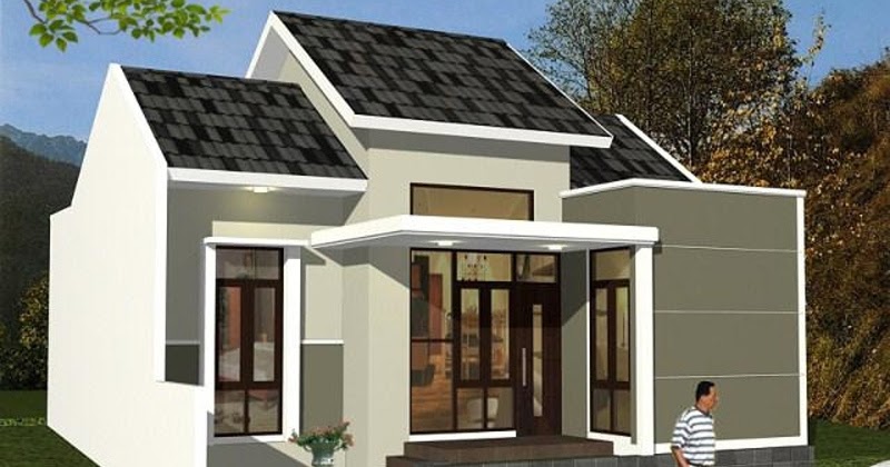 model rumah  sederhana  cantik dan minimalis  desain gambar 