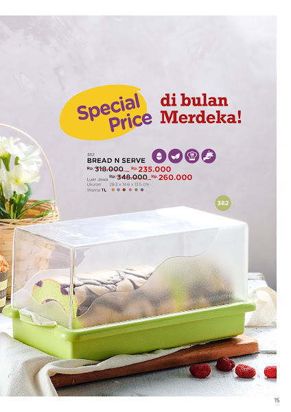 Promo Diskon Tulipware Agustus 2020, Bread N Serve