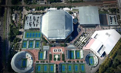 US Open Ashe Roof Closed