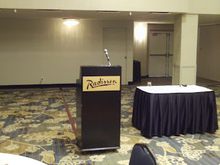 Presentation room on Executive Speech Coach blog