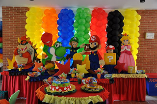 Fiestas Infantiles Decoradas con Mario Bros