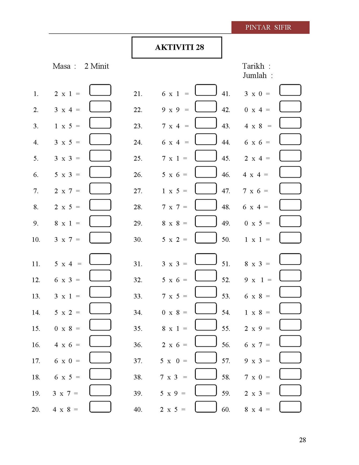 KOLEKSI BAHAN MATEMATIK  BENTUK DAN RUANG