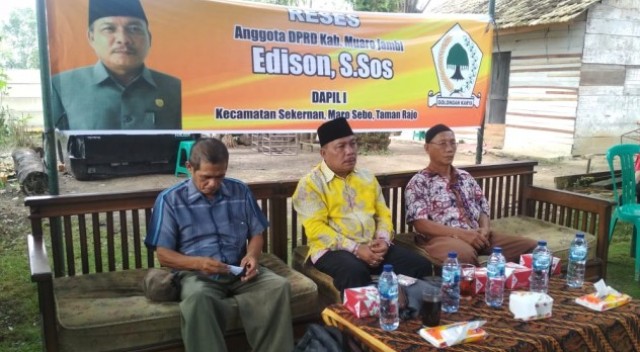 Reses di Bukit Baling Sekernan, Edison Serap Aspirasi Masyarakat