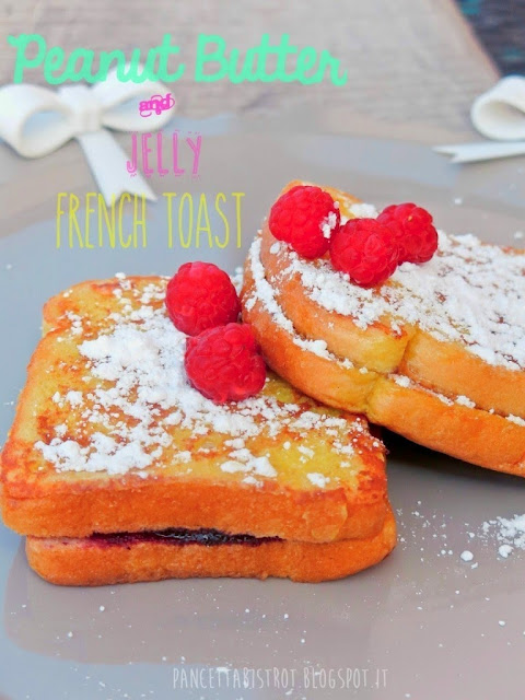 french toast al burro di arachidi