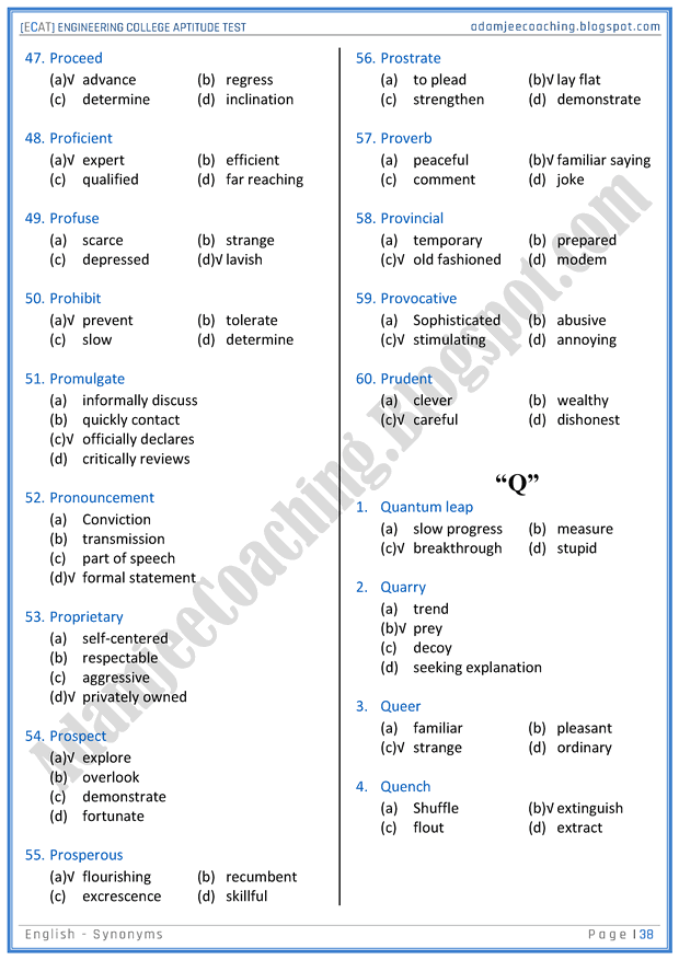 ecat-english-synonyms-mcqs-for-engineering-college-entry-test