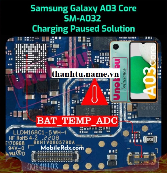 Samsung A03 Core - A032 Charging Paused Problems