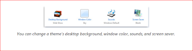 HOW TO CUSTOMIZE A THEME IN COMPUTER 