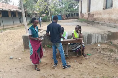 Malindi people casting their votes at Sir Ali Primary School. PHOTO | Courtesy