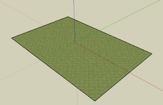 Trawa na projekcie w Google SketchUp