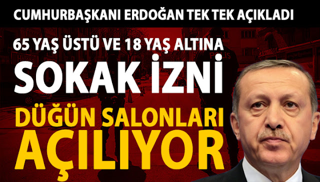Recep Tayyip Erdoğan Yeni Kararlar