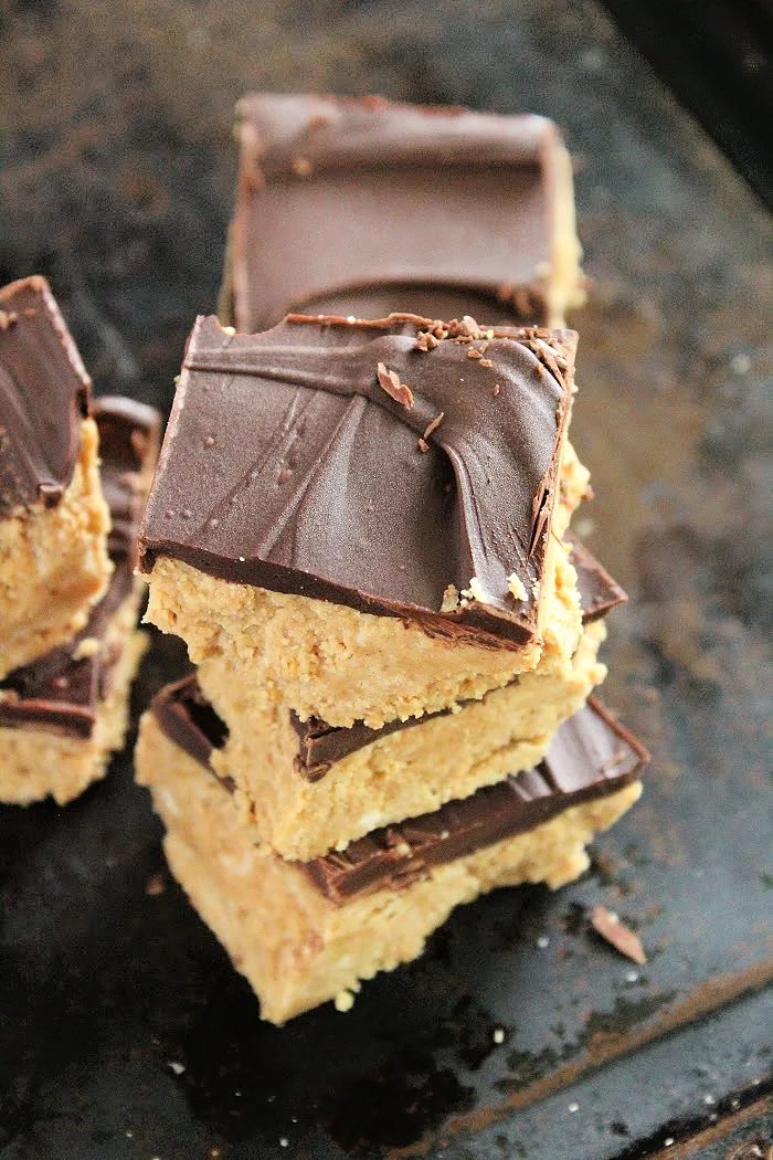 No Bake Peanut Butter Bars- Recipes My Mom Gave Me