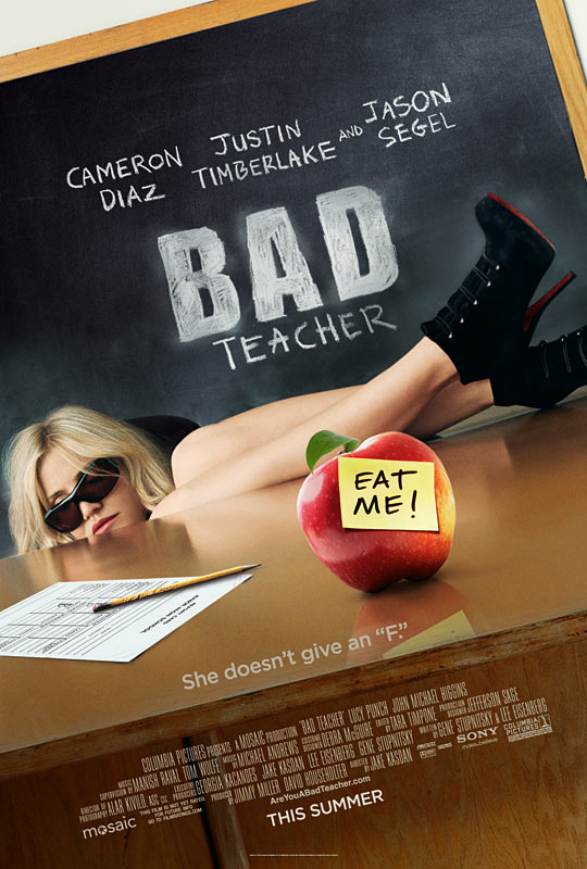 cameron diaz bad teacher poster. cameron diaz bad teacher