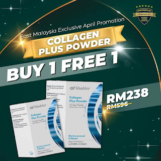 Buy 1 Free 1 Collagen Powder Shaklee Promosi Raya April 2023