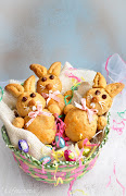 Easter Bunny shaped Bread / Hokkaido Milk Bread with Tangzhong (Softest . (dsc )