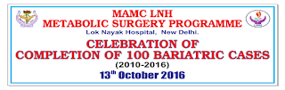 LNJP’S METABOLIC SURGEY PROGRAMME CELEBRATES 101BARIATRIC SURGERIES 