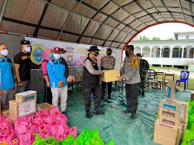 Kapolda Jambi Sambangi Lokasi Kebakaran di Mendahara Ulu Tanjab Timur