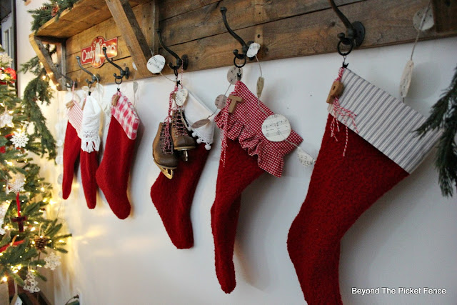 Stockings Made From Thrift Store Finds