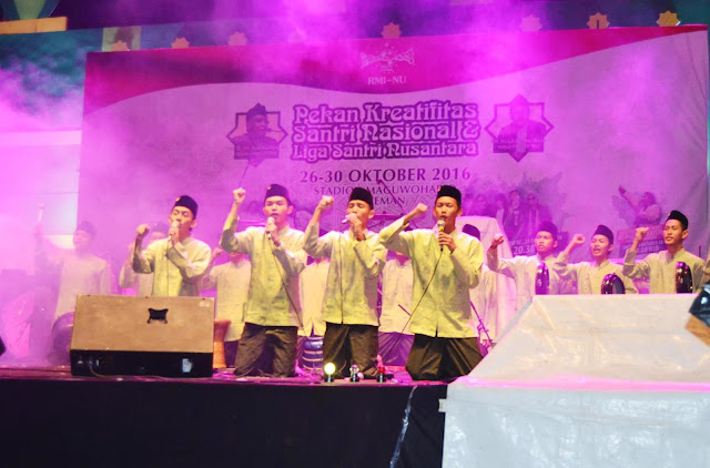 juara Festival Hadroh Pekan Kreatifitas Santri Nasional dan Liga Santri Nusantara