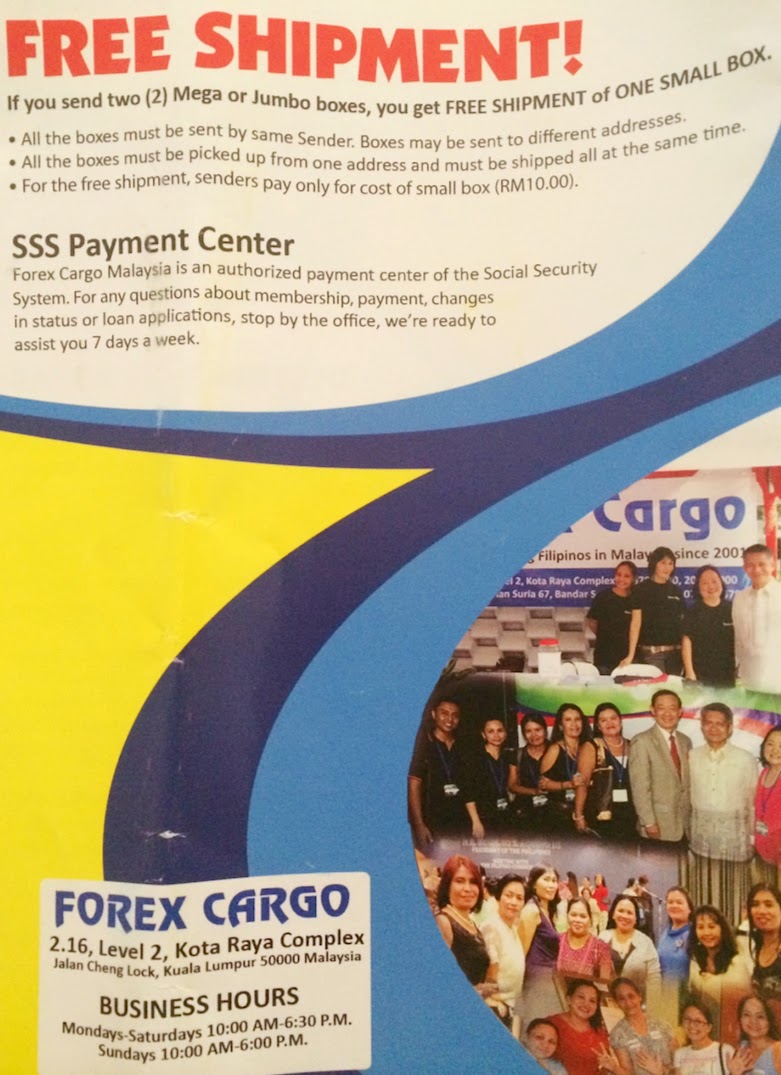 Malaysia Balikbayan Box Forex Cargo - 