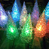 Lampu Mini Pohon Natal Kristal Romantis