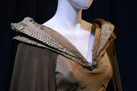 Maleficent Mistress of Evil reptilian collar costume detail