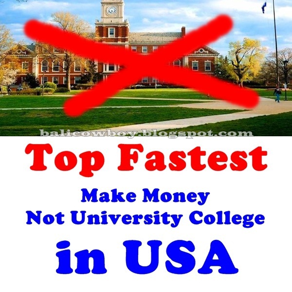 Top Fastest Make Money Not University College in USA