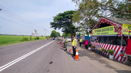 Pengamanan Arus Mudik, Polres Indramayu dan Kodim 0616 Tingkatkan Keamanan di Jalan Raya Tambi