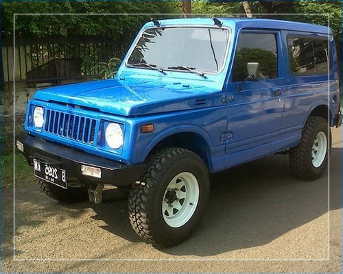 Modifikasi mobil katana terbaru ceper jimny 4x4 tahun 1989 