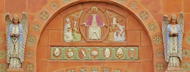 St Casimir, Prince of the Poor, distributes alms and bread to homeless, homebound, and street kids. Church of St Casimir, Church, Buffalo, NY.