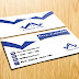 BLUE DIGITAL ARROW CARD