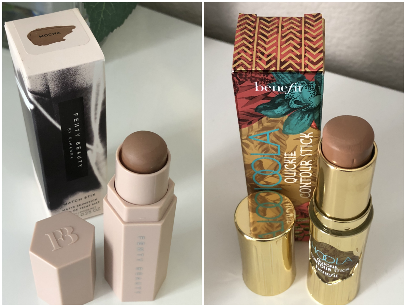 Love N.B. Loved: CONTOUR STICKS COMPARISON: Benefit Hoola ...